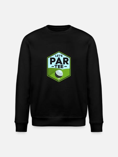 Let's Par Tee Golf Golfer - Stanley/Stella ROLLER Unisex Organic Sweatshirt - black