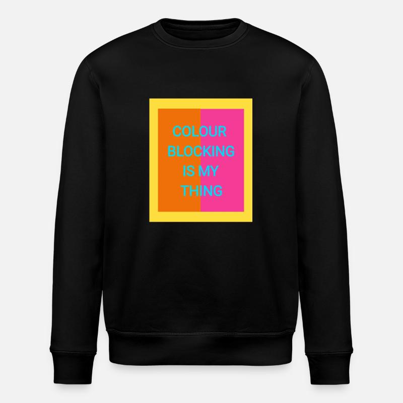Colour Blocking - Stanley/Stella ROLLER Unisex Organic Sweatshirt - black