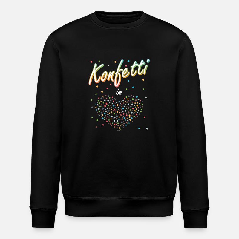 confettis carnaval carnaval design amusant - Sweat bio ROLLER Stanley/Stella Unisexe - noir
