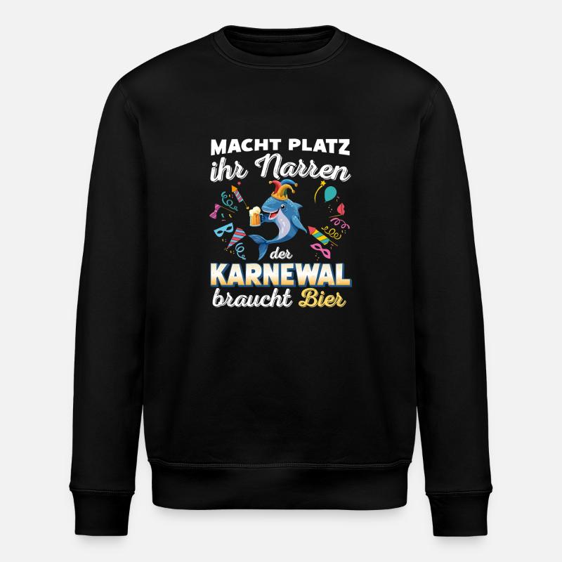 confettis carnaval carnaval design amusant - Sweat bio ROLLER Stanley/Stella Unisexe - noir