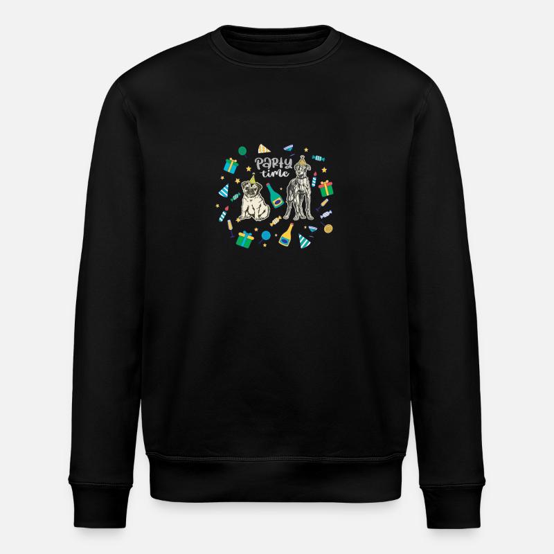 Partyhunde Chiens de fête - Sweat bio ROLLER Stanley/Stella Unisexe - noir