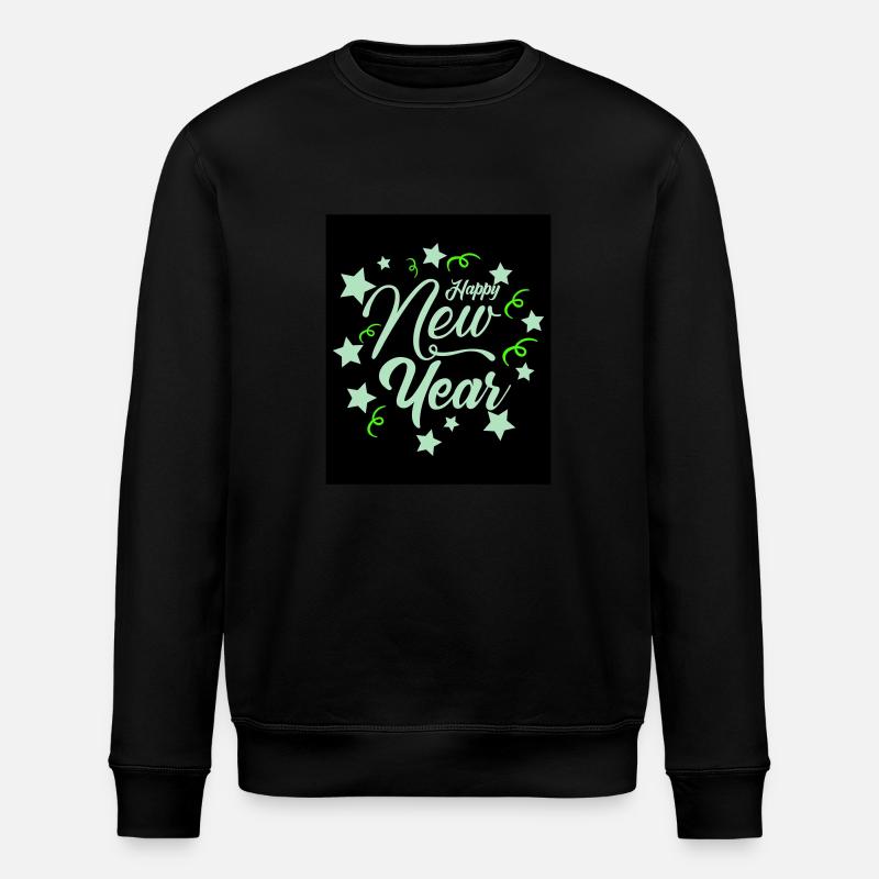 Newyear 7 - Stanley/Stella ROLLER Unisex Organic Sweatshirt - black