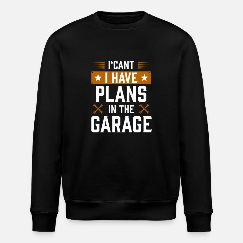 garage1 Zeichenfläche 1 - Stanley/Stella Unisex Bio-Sweatshirt ROLLER - Schwarz