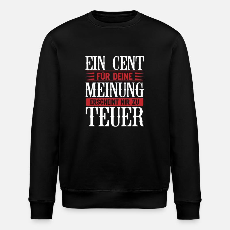 cent1 Plan de travail 1 - Sweat bio ROLLER Stanley/Stella Unisexe - noir