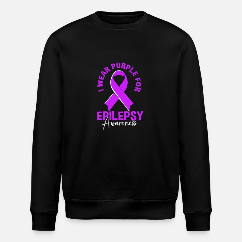 Épilepsie - Sweat bio ROLLER Stanley/Stella Unisexe - noir