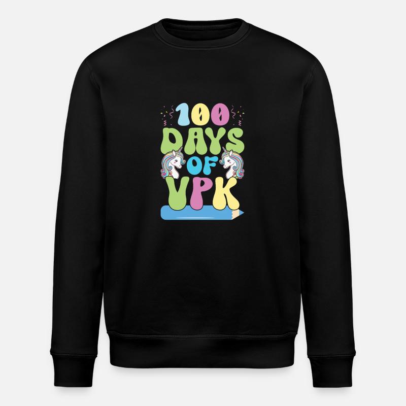 100 jours Vpk - Sweat bio ROLLER Stanley/Stella Unisexe - noir