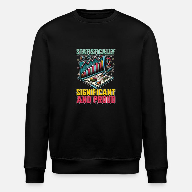 Statistician Statistically Significant Accountant - Stanley/Stella ROLLER Unisex Organic Sweatshirt - black