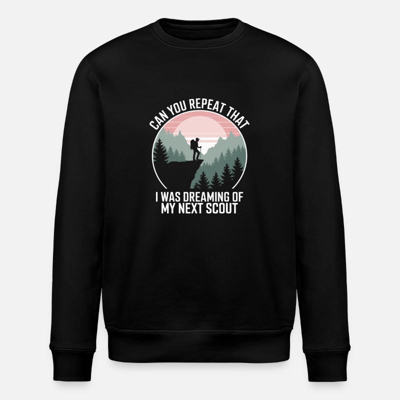 Scout Guide Scout Camping - Sweat bio ROLLER Stanley/Stella Unisexe - noir