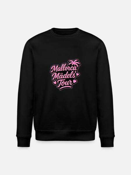 Mallorca Mädels Tour - Stanley/Stella Unisex Bio-Sweatshirt ROLLER - Schwarz