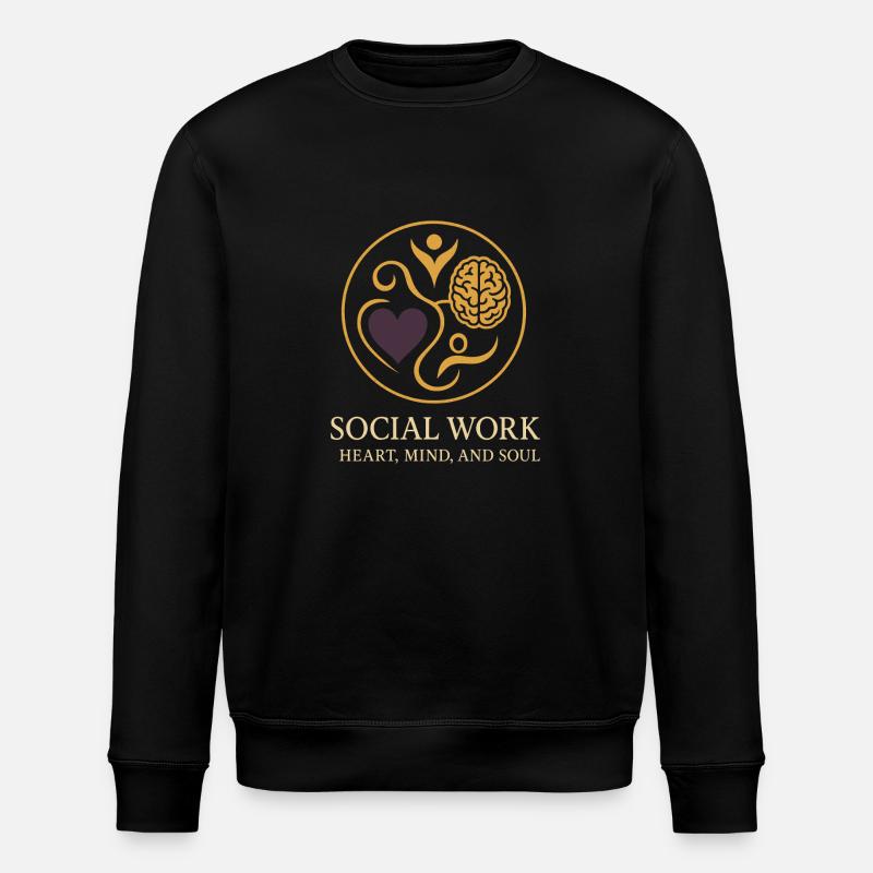 L’assistante sociale soutient le - Sweat bio ROLLER Stanley/Stella Unisexe - noir