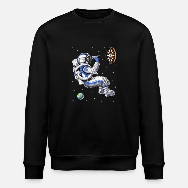 Astronaute Joueur de Fléchettes - Sweat bio ROLLER Stanley/Stella Unisexe - noir