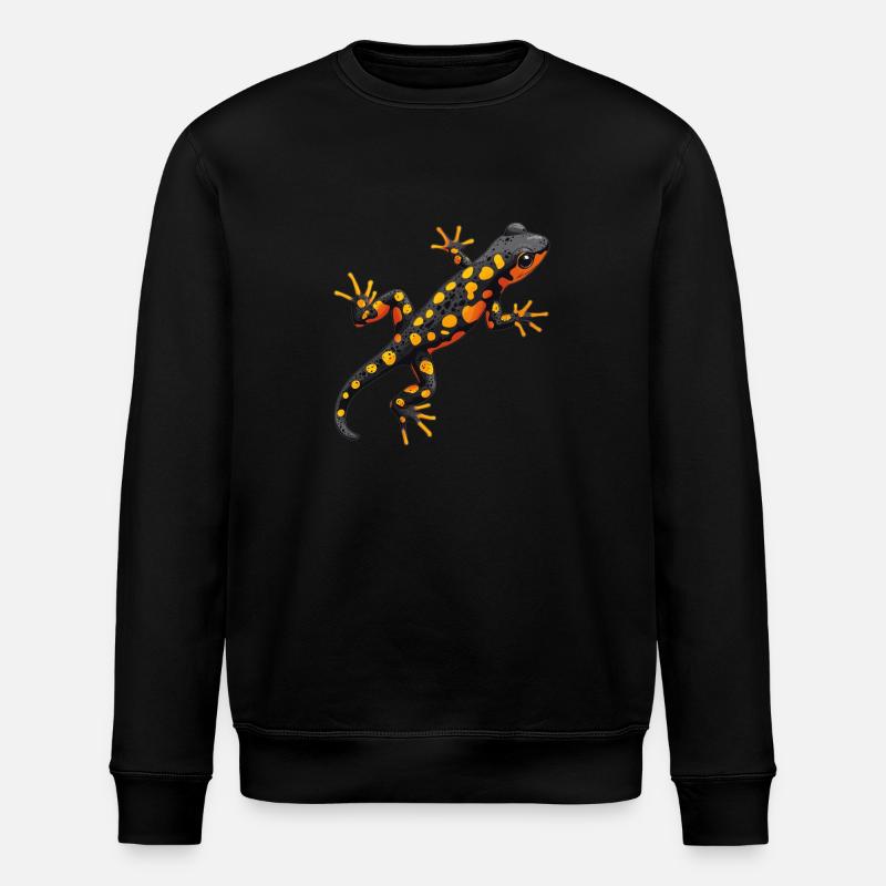 Salamanders Salamander - Stanley/Stella Unisex Bio-Sweatshirt ROLLER - Schwarz