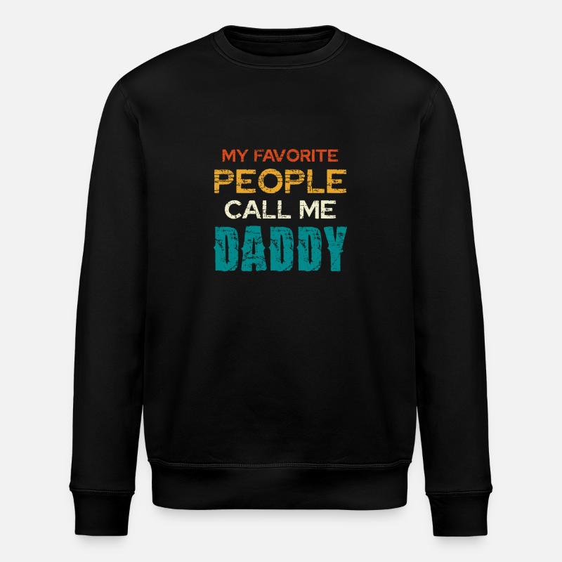Mes proches m’appellent papa - Sweat bio ROLLER Stanley/Stella Unisexe - noir