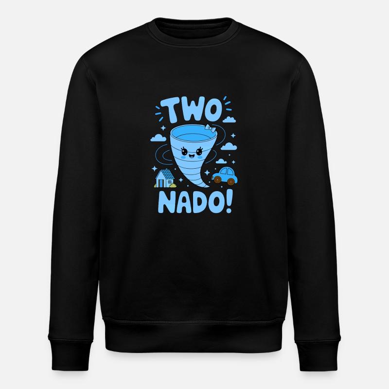 TWO NADO - Stanley/Stella Unisex Bio-Sweatshirt ROLLER - Schwarz