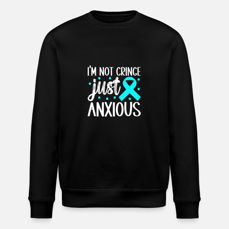 Angststörung Anxiety disorder - Stanley/Stella Unisex Bio-Sweatshirt ROLLER - Schwarz
