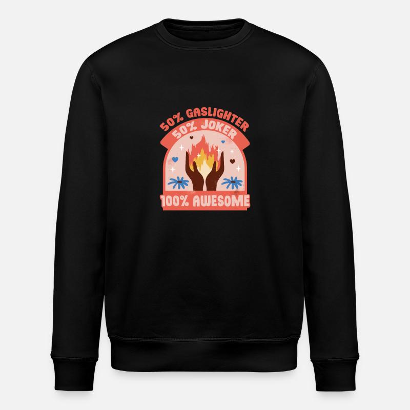 Gaslighter Gaslighting - Stanley/Stella Unisex Bio-Sweatshirt ROLLER - Schwarz