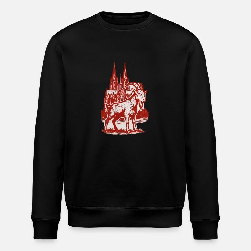 Köln Geissbock - Stanley/Stella Unisex Bio-Sweatshirt ROLLER - Schwarz