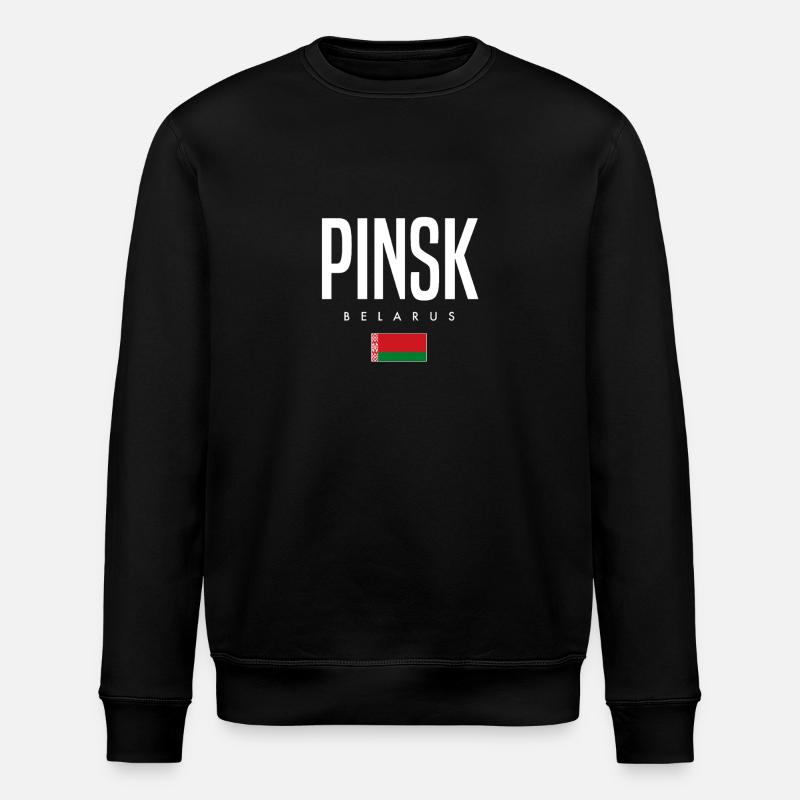 Pinsk Biélorussie Weißrussland - Sweat bio ROLLER Stanley/Stella Unisexe - noir