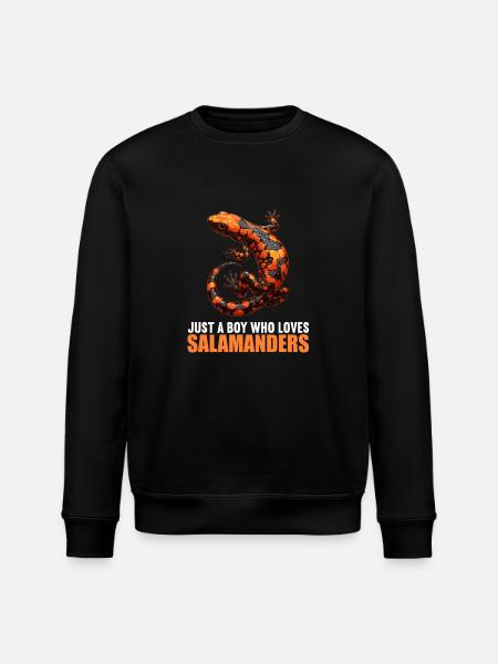 Salamanders Salamander - Stanley/Stella ROLLER Unisex Organic Sweatshirt - black