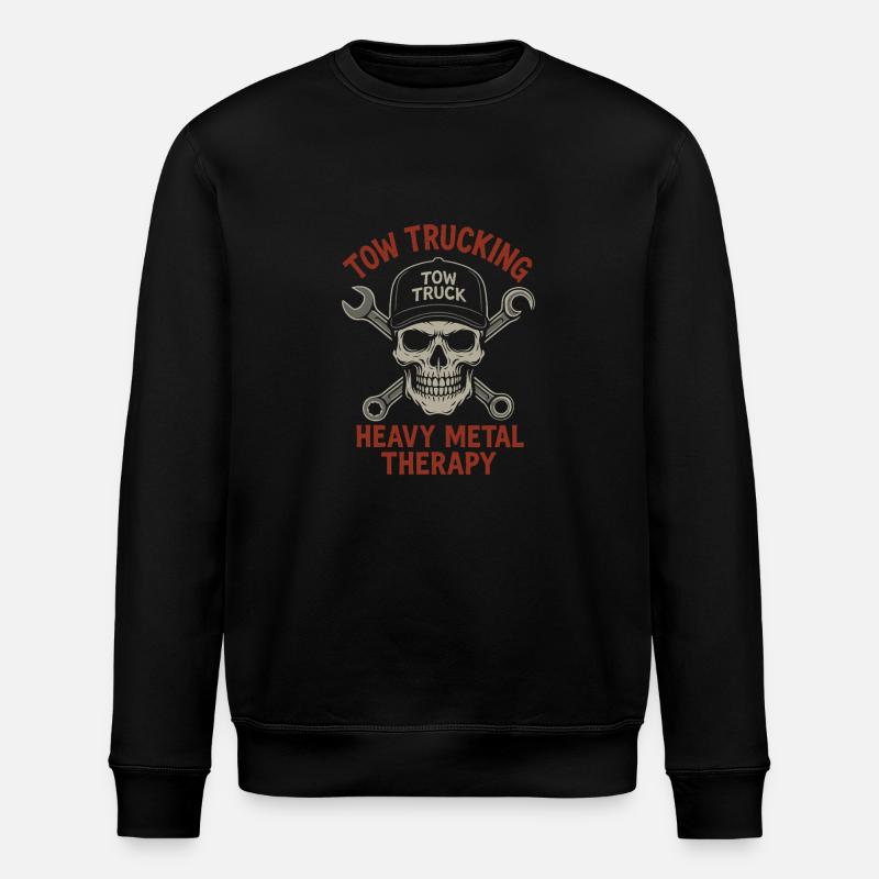 Dépanneuse Pride Diesel Life - Sweat bio ROLLER Stanley/Stella Unisexe - noir