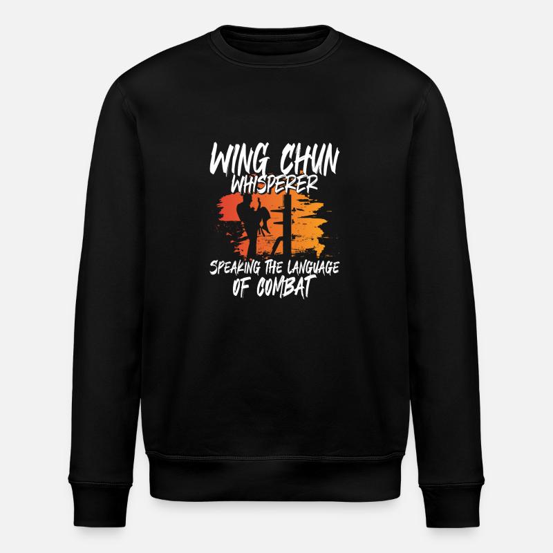 Wing Chun Whisperer - Stanley/Stella Unisex Bio-Sweatshirt ROLLER - Schwarz