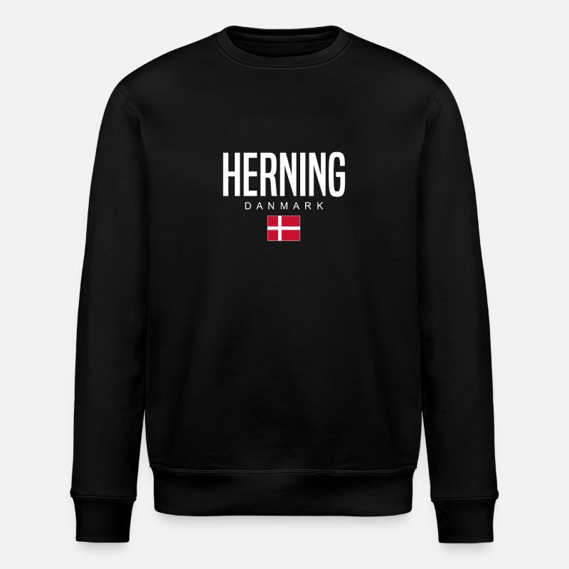 Herning, Denmark - Stanley/Stella ROLLER Unisex Organic Sweatshirt - black