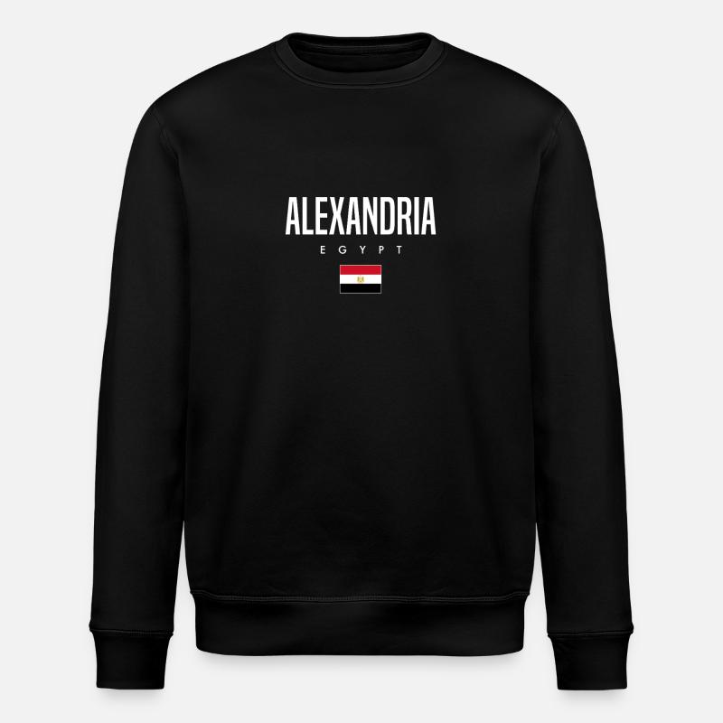 Alexandria, Egypt - Stanley/Stella ROLLER Unisex Organic Sweatshirt - black