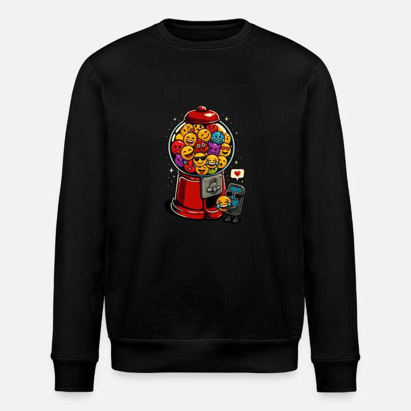 Gumball - Communication drôles - Sweat bio ROLLER Stanley/Stella Unisexe - noir