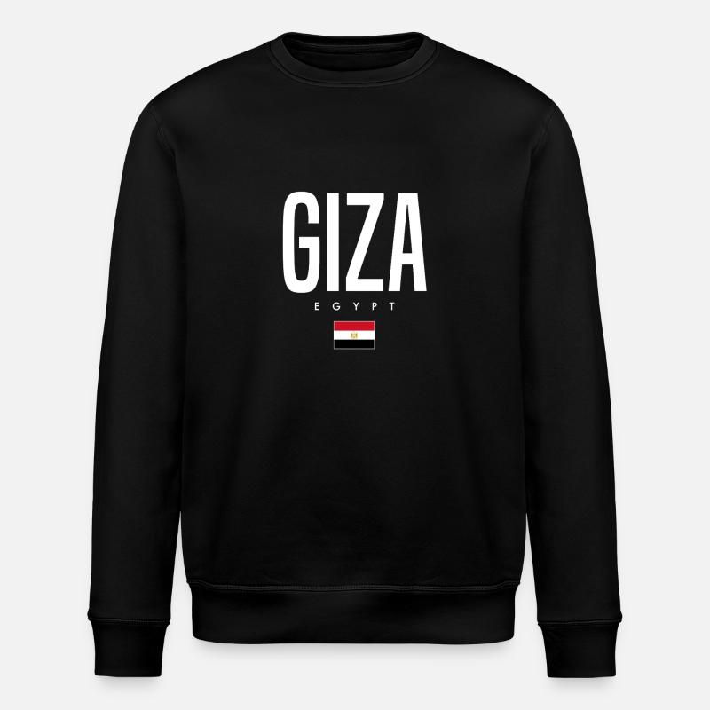 Giza Egypt - Stanley/Stella ROLLER Unisex Organic Sweatshirt - black