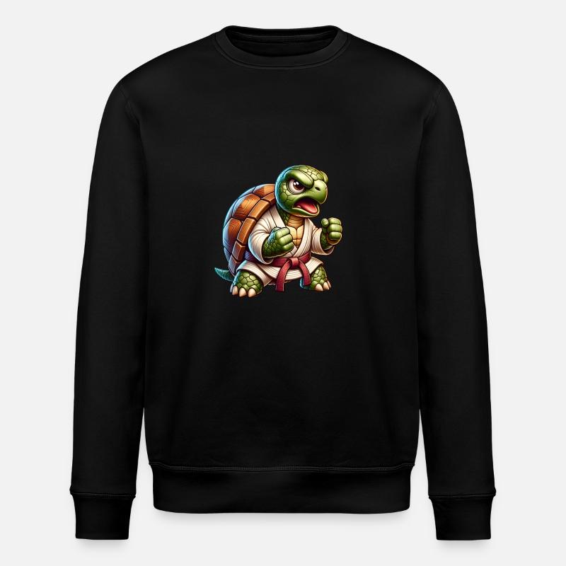 Maître de karaté tortue - Sweat bio ROLLER Stanley/Stella Unisexe - noir