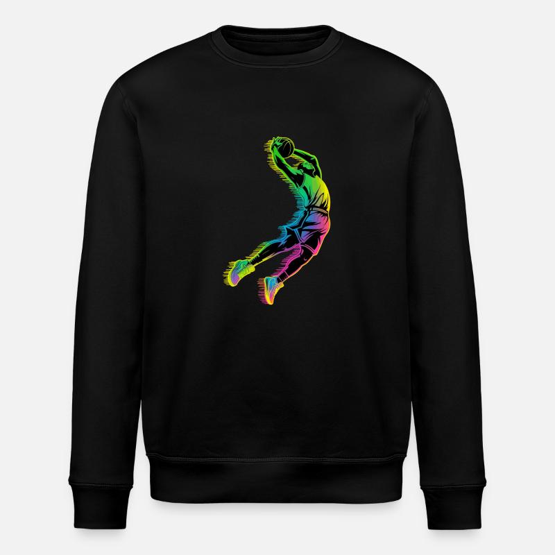 Dunk de basket-ball - Sweat bio ROLLER Stanley/Stella Unisexe - noir