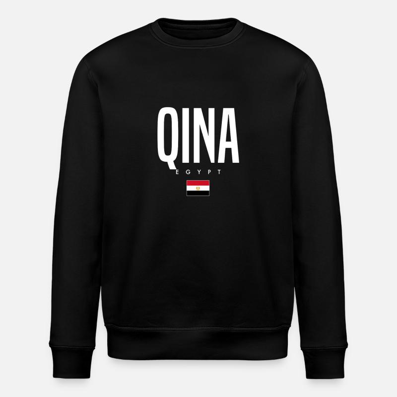 Qina Egypt - Stanley/Stella ROLLER Unisex Organic Sweatshirt - black