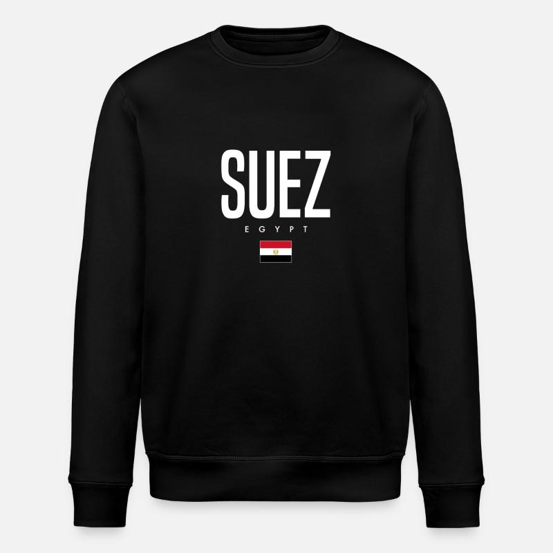 Suez Égypte - Sweat bio ROLLER Stanley/Stella Unisexe - noir
