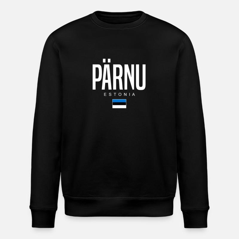 Pärnu, Estonia - Stanley/Stella ROLLER Unisex Organic Sweatshirt - black