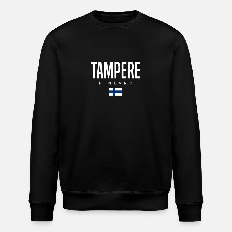 Tampere Finnland - Stanley/Stella Unisex Bio-Sweatshirt ROLLER - Schwarz