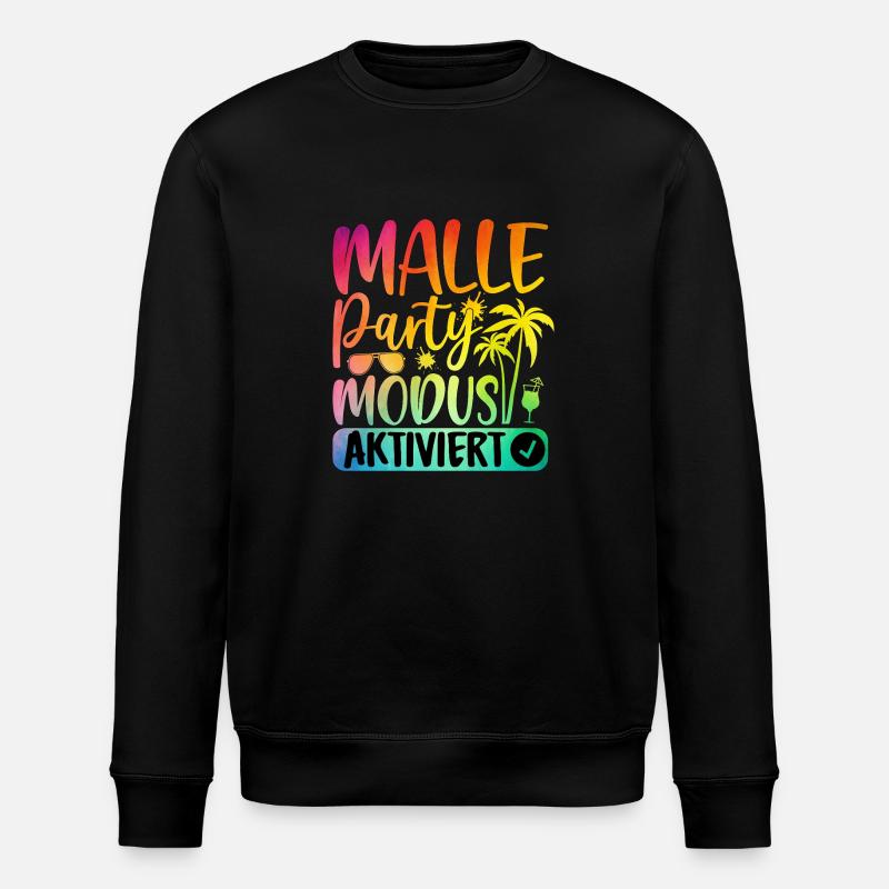 Mode Malle Party activé - Sweat bio ROLLER Stanley/Stella Unisexe - noir