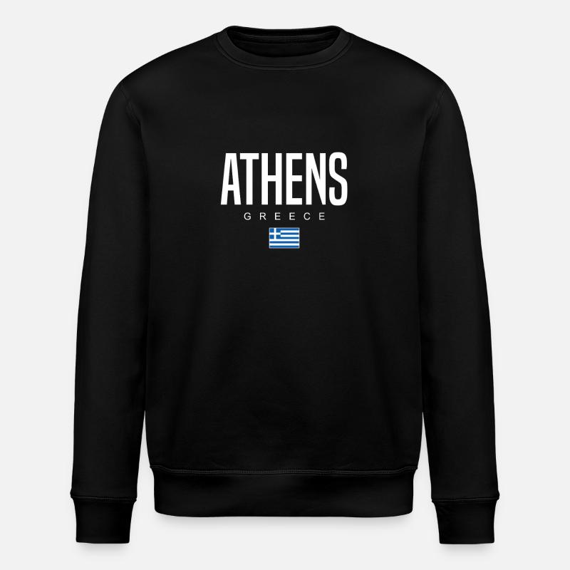 Athènes, Grèce - Sweat bio ROLLER Stanley/Stella Unisexe - noir