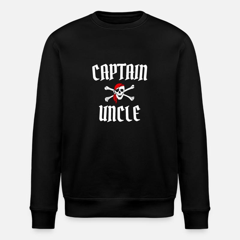Capitaine Oncle Pirate Oncle - Sweat bio ROLLER Stanley/Stella Unisexe - noir