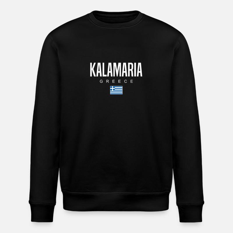 Kalamaria, Greece - Stanley/Stella ROLLER Unisex Organic Sweatshirt - black