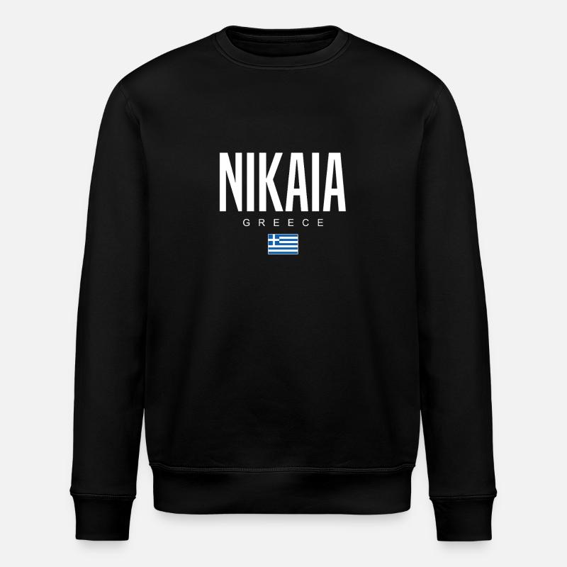 Nikaia, Grèce - Sweat bio ROLLER Stanley/Stella Unisexe - noir