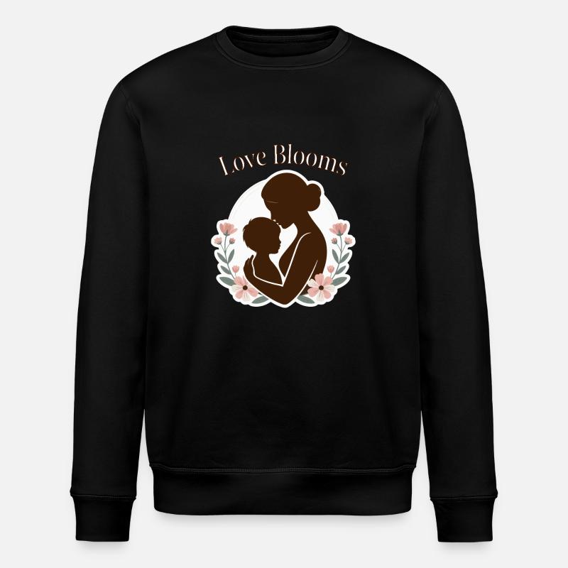 L’AMOUR MATERNEL S’ÉPANOUIT - Sweat bio ROLLER Stanley/Stella Unisexe - noir