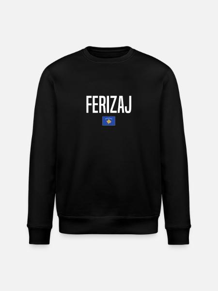 Ferizaj, Kosovo - Stanley/Stella ROLLER Unisex Organic Sweatshirt - black