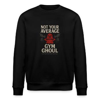 Goth Gym Dark Fitness Alternatives Training Gothic - Stanley/Stella Unisex Bio-Sweatshirt ROLLER - Schwarz - Vorne - Nik (191cm)