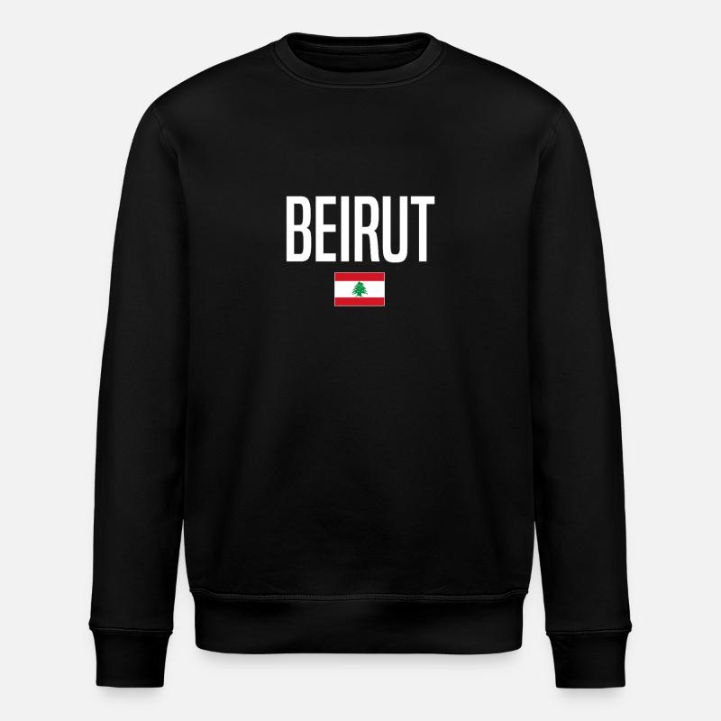 Beyrouth, Liban - Sweat bio ROLLER Stanley/Stella Unisexe - noir