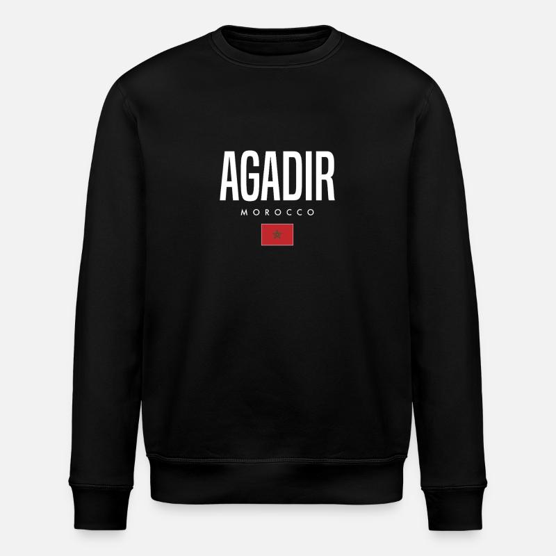 Agadir, Maroc - Sweat bio ROLLER Stanley/Stella Unisexe - noir