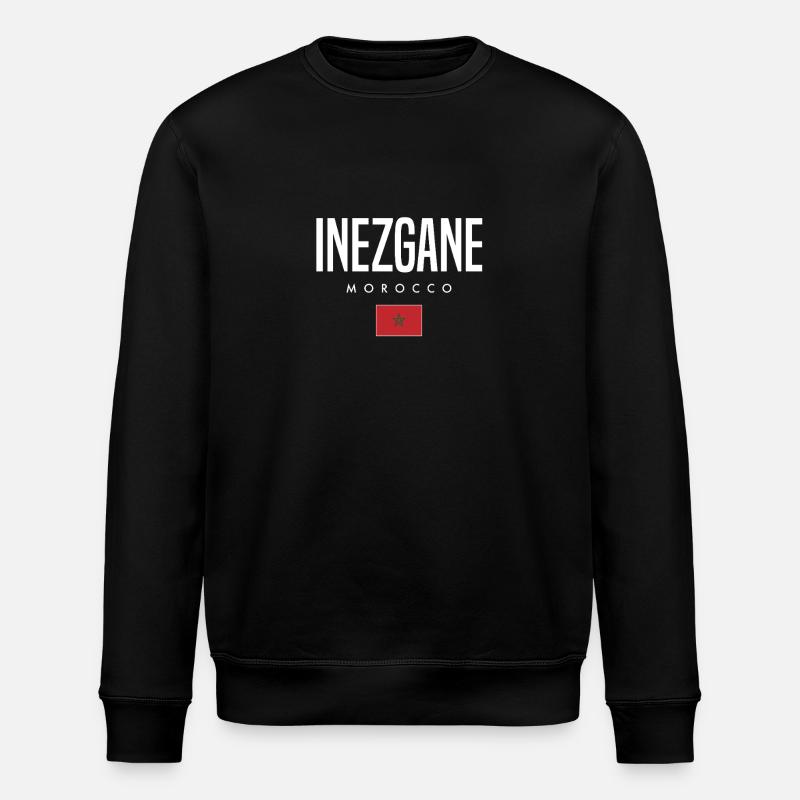 Inezgane, Maroc - Sweat bio ROLLER Stanley/Stella Unisexe - noir