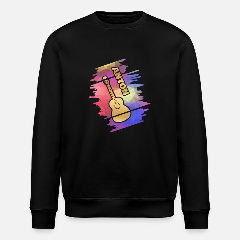 Gift for Anton - Stanley/Stella ROLLER Unisex Organic Sweatshirt - black