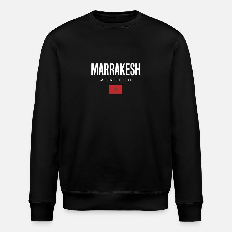 Marrakesh, Morocco - Stanley/Stella ROLLER Unisex Organic Sweatshirt - black