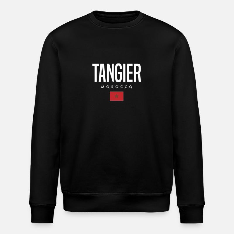 Tangier, Morocco - Stanley/Stella ROLLER Unisex Organic Sweatshirt - black