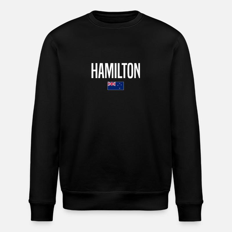 Hamilton, Nouvelle-Zélande - Sweat bio ROLLER Stanley/Stella Unisexe - noir